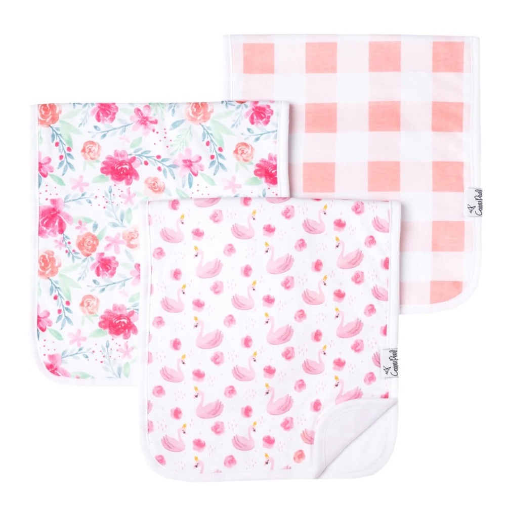 Copper Pearl Premium Burp Cloth (3 Pk)